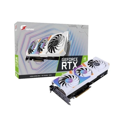 Kolorowe iGame GeForce RTX 3050 Ultra W OC 8G karta graficzna do gier komputerowych obsługuje rtx3050 8gb gpu GDDR6
